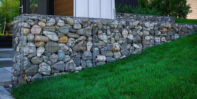 Mur en gabion Rive-Sud